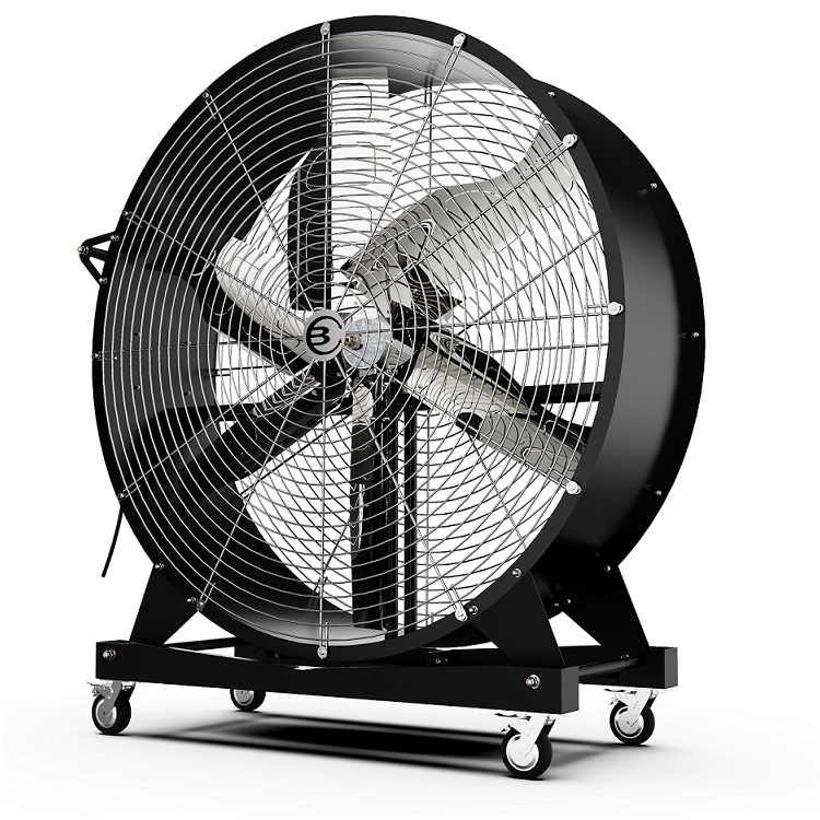 1.4m big mobile air cooling HVLS industrial ventilation electric floor fan high quality cheap price and one extra free blade
