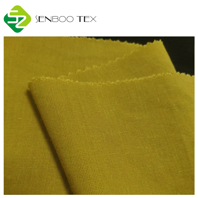 brown Color 150/200gsm 100% Linen Fabric Stonewashed For Hometextile and Cover