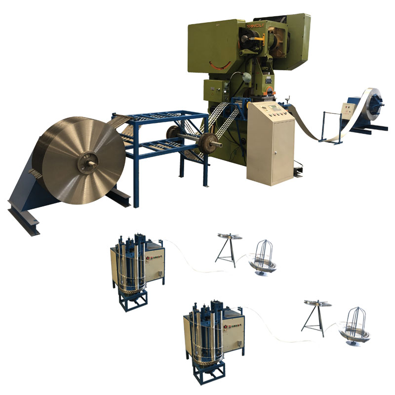 High Speed Auto Concertina Razor Blade ribbon Barbed Wire Mesh Making Machine for Security Fence