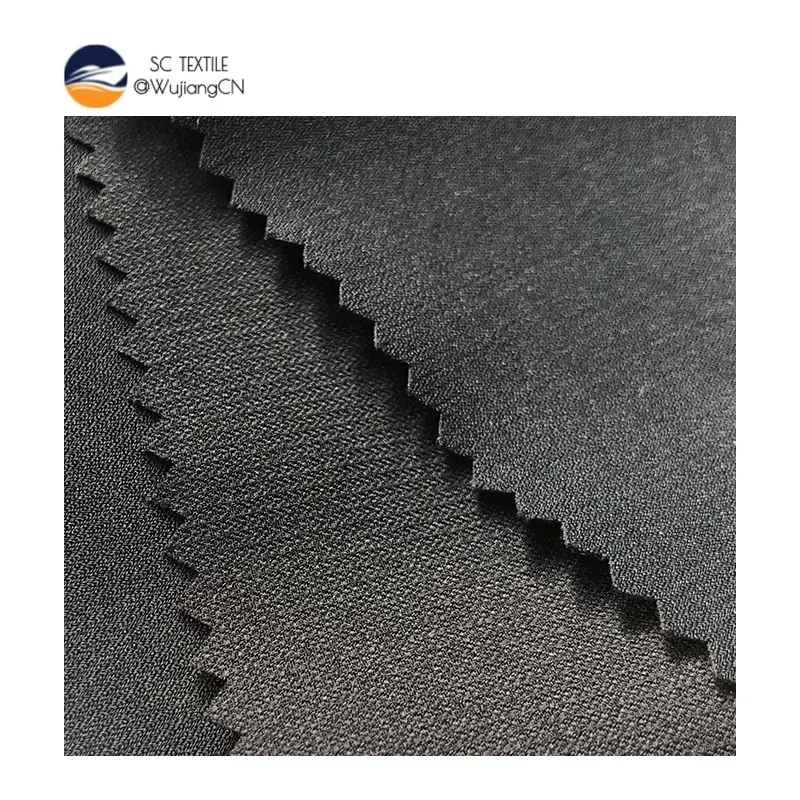 Good-price Customized weft stretch herringbone composite silk fabric 160gsm polyester nylon fabric for outdoor-sportswear
