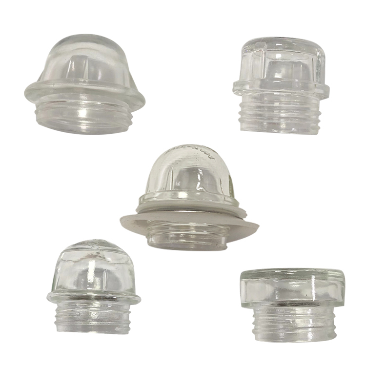 The Chinese factory manufactures glass covers for commercial oven lamps