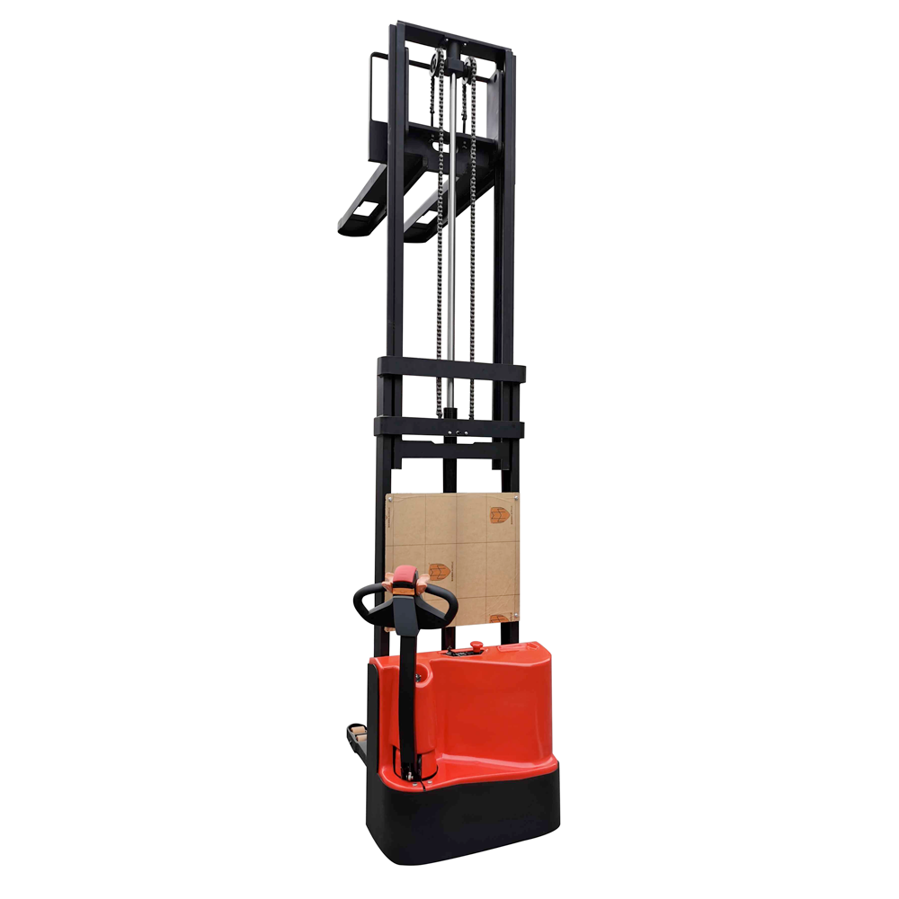 Container reach stackers full electric stackers 1.0 Ton 1000kg Automatic full pedestrian Electric Stacker