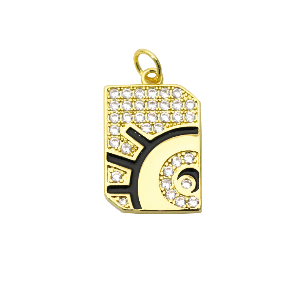Чешские тонко выполненные глаз кулон/Очаровательные ресницы Cubic Zirconia кулон forjewlery решений