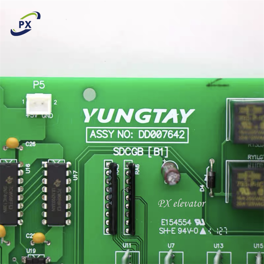 YUNGTAY, запасные части для лифта SDC, плата связи для крыши автомобиля DD007642, печатная плата для лифта SDCGB(B1) (B0)