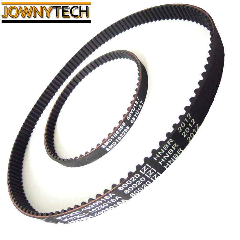 rubber timing belt for great wall SMD182295 balance shaft belt 65YU12.7 power transmission belt for chinese car