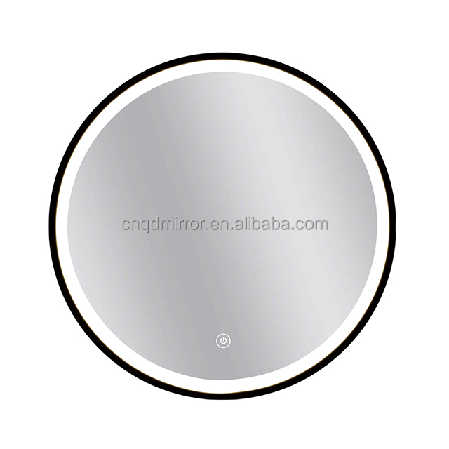 Anti fog backlit girl makeup bathroom mirror