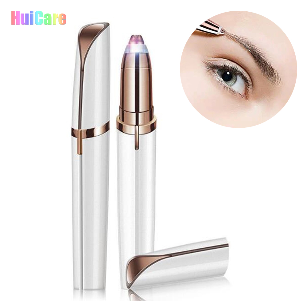 Painless Female Facial Hair Removal Razor Rechargeable Eyebrows Trimmer Mini Electric Eyebrow Hair Remover