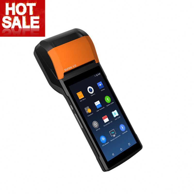 SUNMI V2, тактическая pos-система, pos todo en un Toque pos с impresora