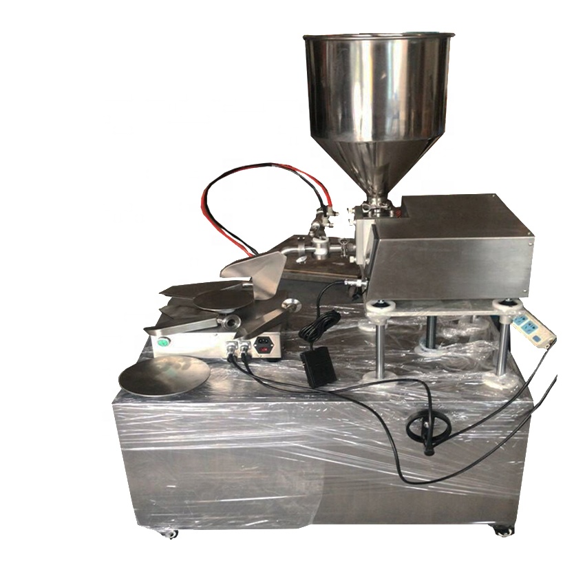 Stainless Steel Birthday Cake Icing Automatic Cake Icing Decorating Machine