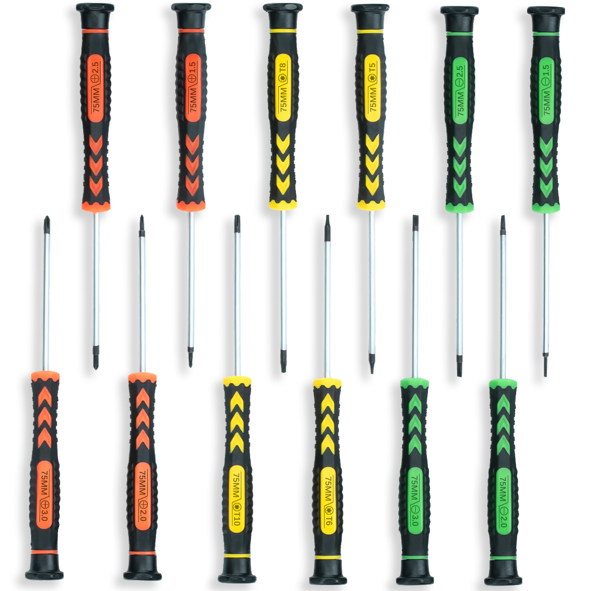 Магнитная отвертка, многофункциональная мини-отвертка Phillips Torx SL2.5 SL3.0 PH00 PH1 PH1