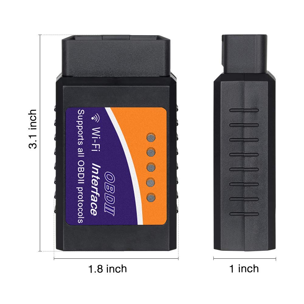 Сканер WiFi OBD2, диагностический сканер для автомобиля, считыватель кодов для ISO и Android, автоматический считыватель кодов, WiFi OBD2