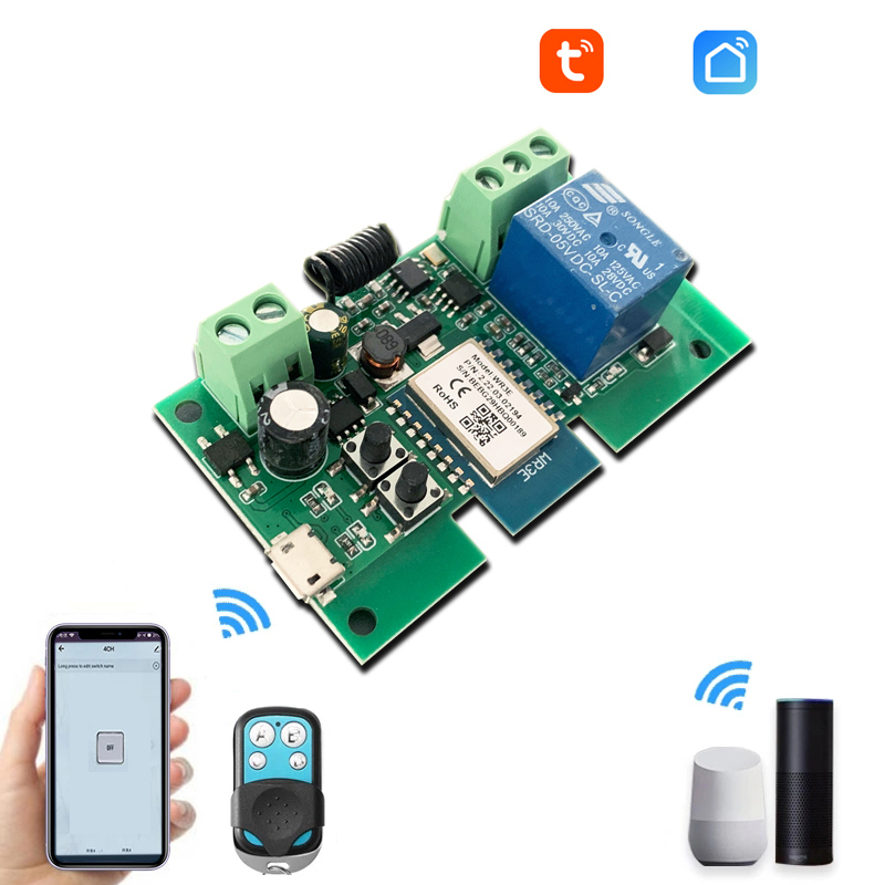 Беспроводной переключатель Tuya Smart Life с поддержкой Wi-Fi и управлением через приложение