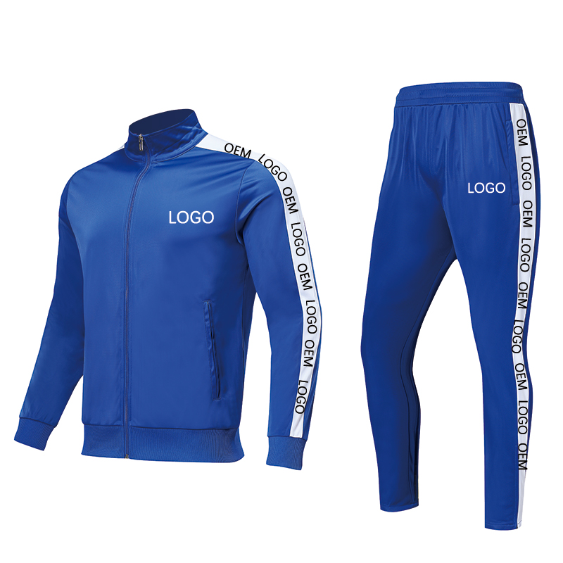 High Quality Plain Workout Crew Neck Sweat Suit 2 Piece Tracksuit Custom Private Label Mens Sweatsuit Sets