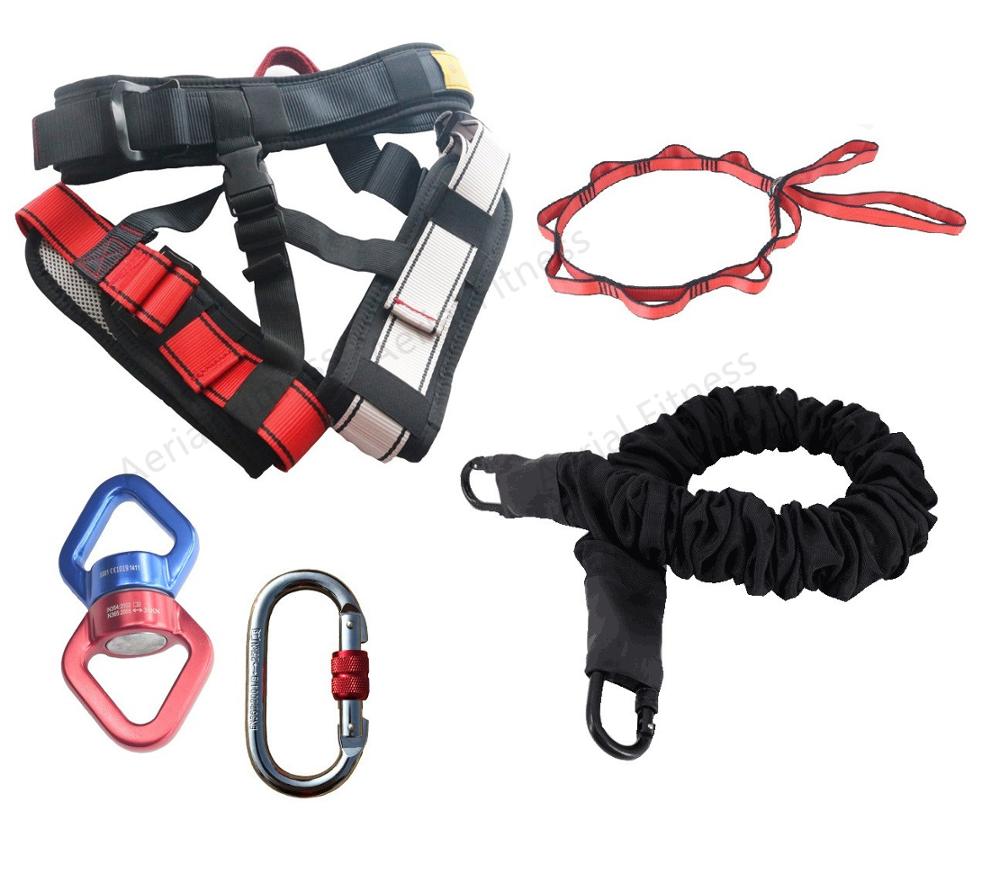 aerial yoga kit bungee cords bungee dance harness bungee cord kit indoor exercise equipment CE