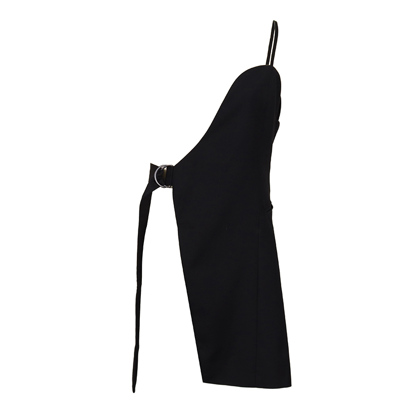 Suit vest irregular black waistcoat t fashionable temperament vest female vest 1556