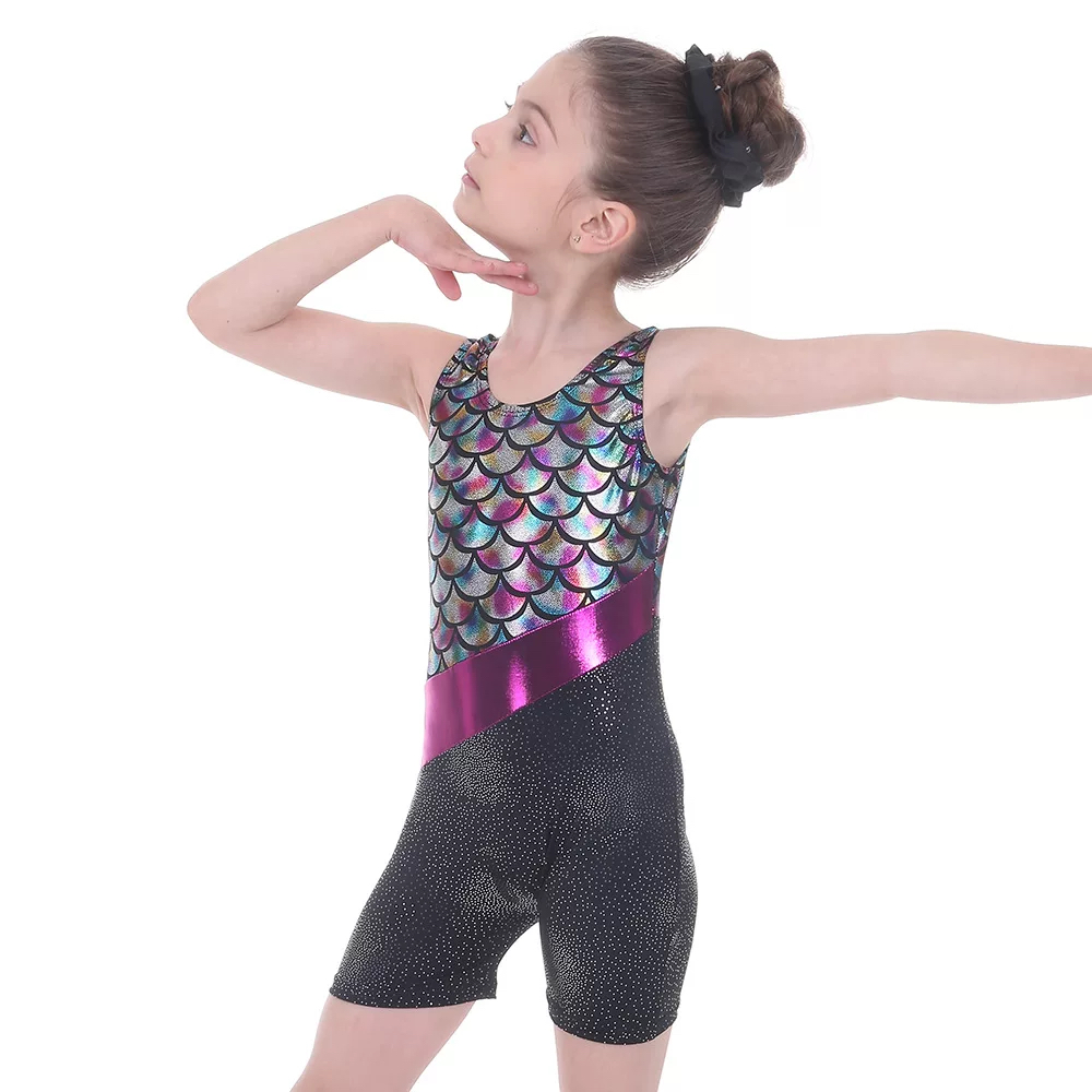 Sleeveless Girls Gymnastics Leotard Wear Bodysuits Teens Toddler Ballet Dance Suits