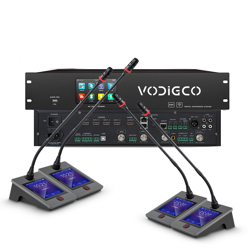 VODIGCO 3622CD Fully Digital Congress System Main Unit Conference Meeting Device manufacturer for Audio Visual Event