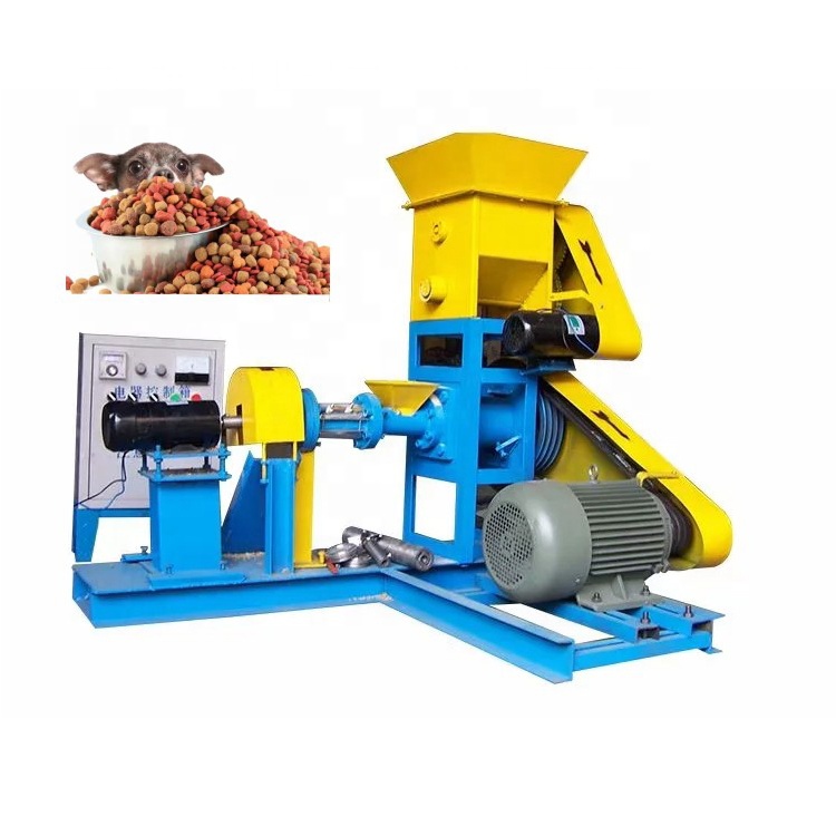 Small Pet Kibble Wet Pellet Making Full Production Line Dry Dog Food Machine