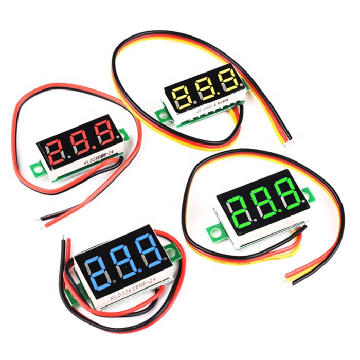 0.28 " Three line digital DSN-DVM-368 DC voltmeter head digital display three-line DC0-100V digital display voltmeter