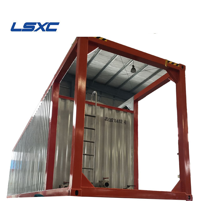 40ft Standard ISO Milky fluid Storage Tank 40ft ISO Liquid Tanker Container