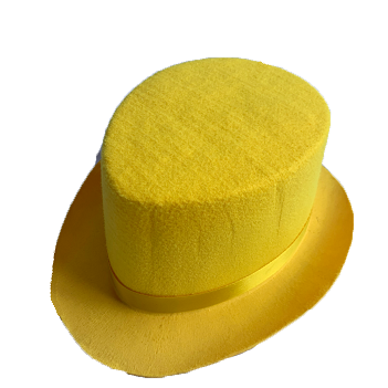 New Design Valentine's Day Flat Top Hat Nonwoven Fabric Heart-shaped Party Supplies