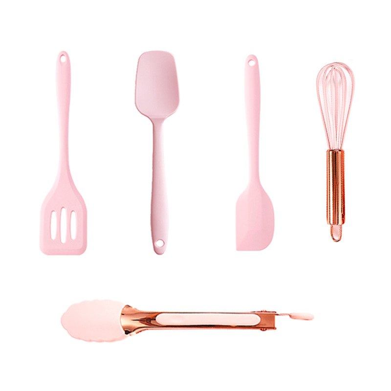 9 piece/set silicone kitchenware Baking set integrated cooking spatula