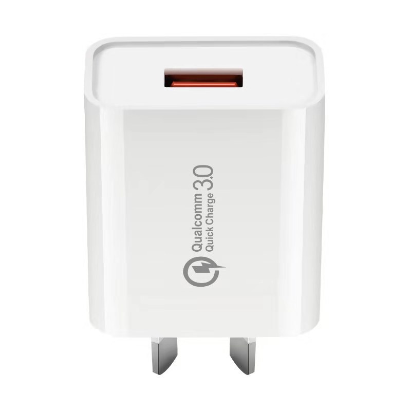 QC3.0 5V 3A AU вилка европейского и американского быстрого настенного зарядного устройства быстрой зарядки зарядное устройство для телефона с одним портом для мобильных телефонов