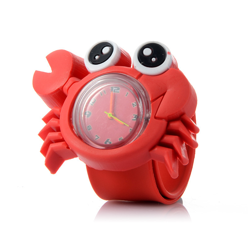 Cheap price wholesale china new children animal slap watch for promotion colorful silicon strap for kids watch