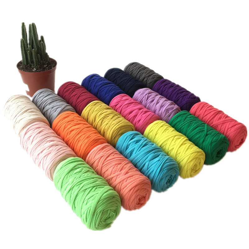 2021 new style 200g t-shirt yarn Comfortable and breathable dyeable polyester t shirt yarn