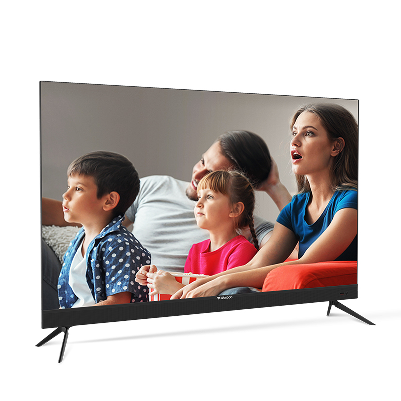 55 дюймов в формате 4K UHD, без полей рамки телевизор с плоским экраном QLED TV 4K Ультра Тонкий Смарт ТВ высокого качества 4K Smart TV