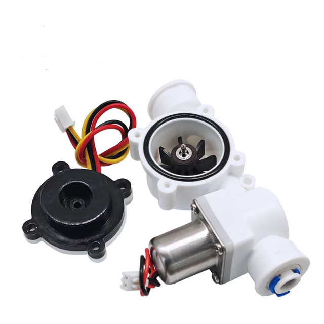 Water Flow Sensor with Electromagnetic Pulse Valve Fast Connect