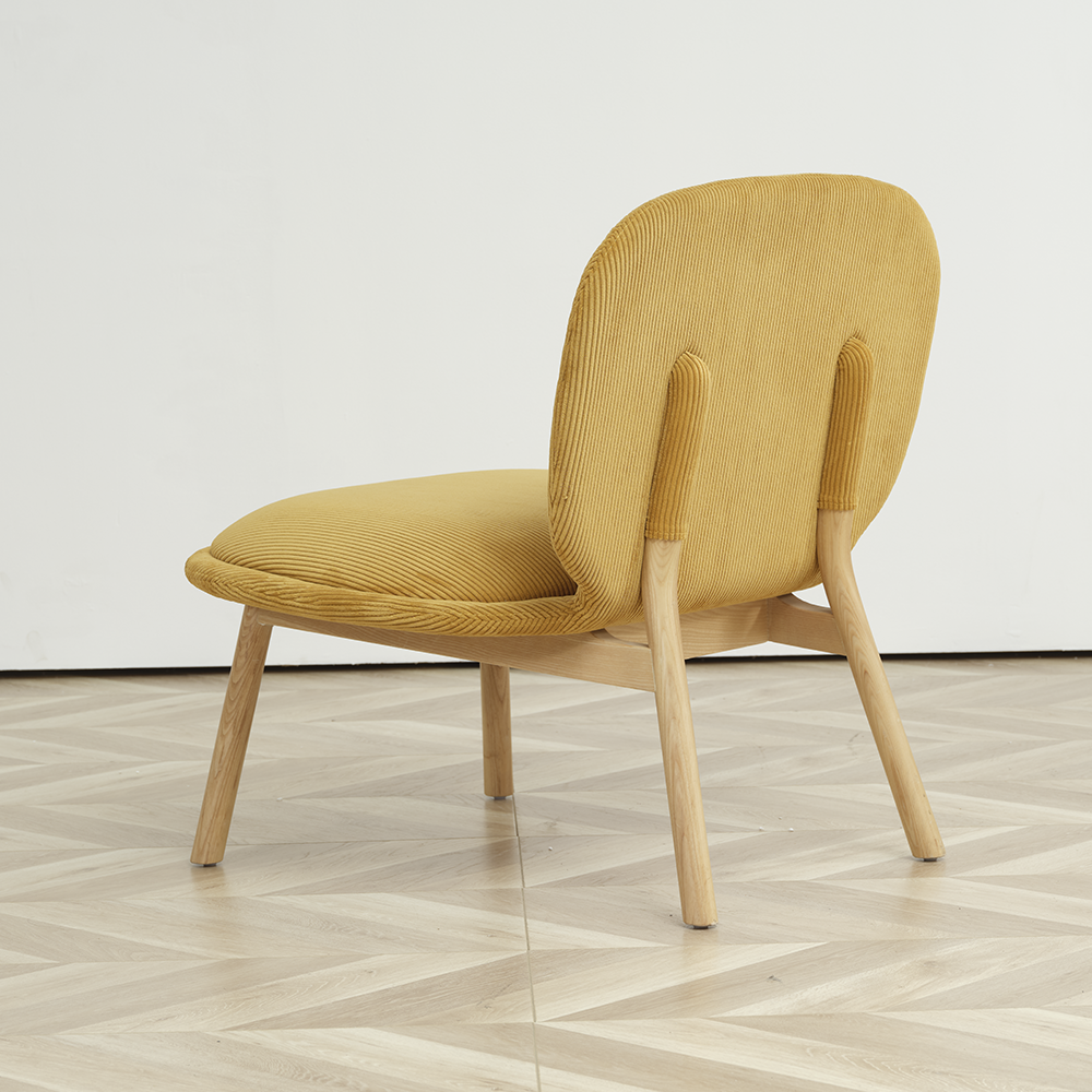 High-Inquiry Products Fabric Upholstered North American Ash Room Single Bubble Chair