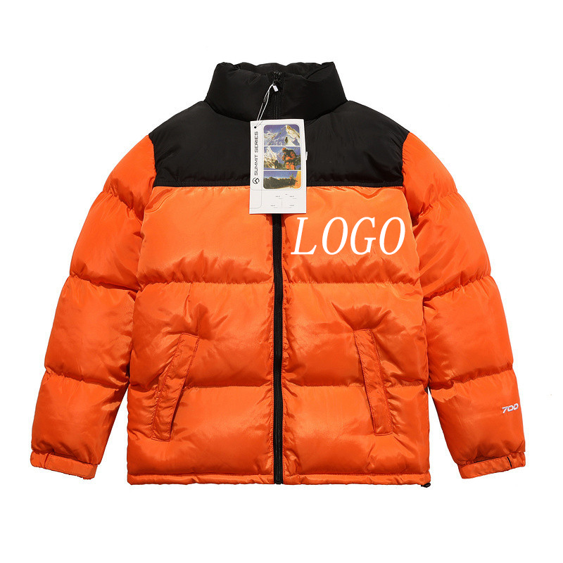 Autumn Winter New TNF Plus Down Thick Cotton Clothing Custom Fashion Down Jacket Loose High Street Classic Wholesale
