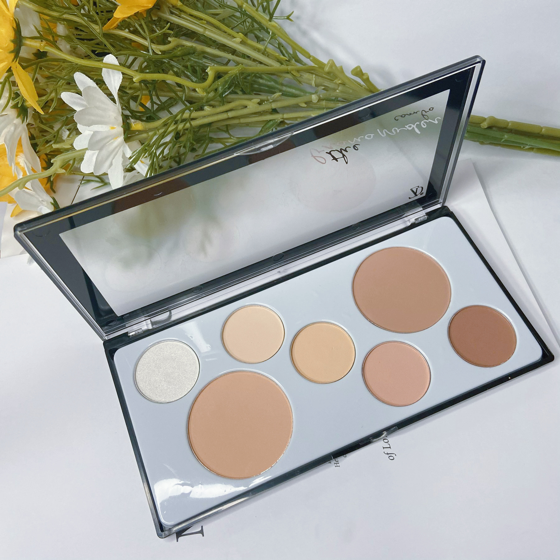 Low Price 7 Colors Face Lasting High Definition Palette Concealer Bronzer Powder