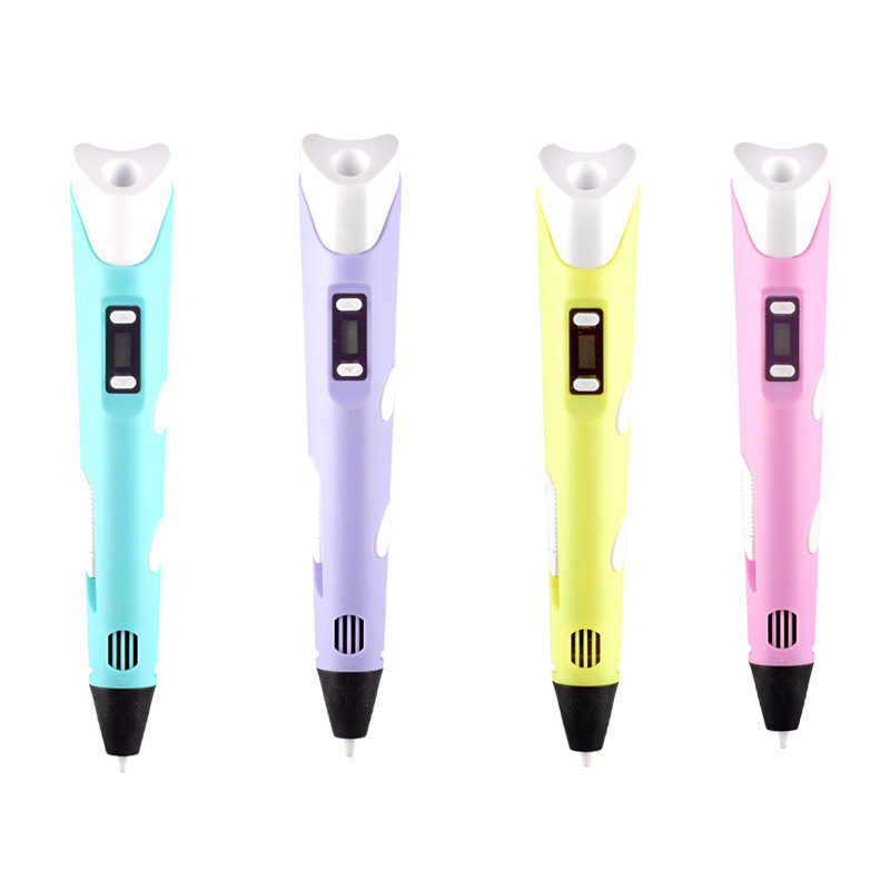 3D Pen LED Screen DIY PLA Filament Creative Toy Gift 3D Printing Pen For Kids Drawing 3D Printer Pen Drawing