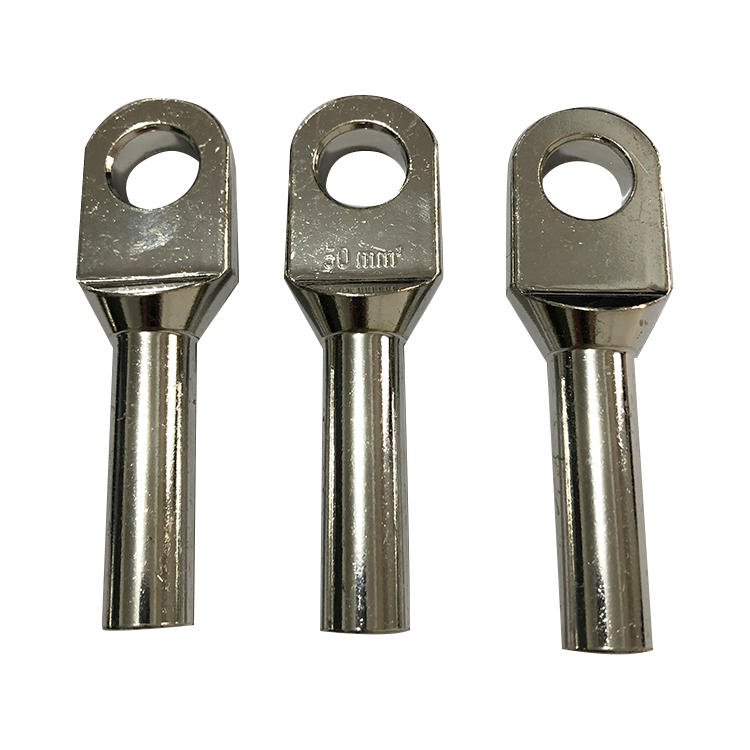 Silver Copper Terminals Tined Earth Tubular Copper Terminal Cable Lug