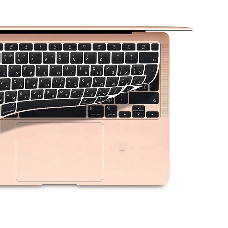 Наклейка на клавиатуру с русской раскладкой для MacbookAir13 M1, силиконовая защитная пленка для Macbook A2337 A2179, чехлы для клавиатуры ноутбука