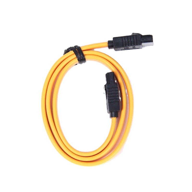 Плоский кабель SATA-SATA 50 см с защитной оплеткой