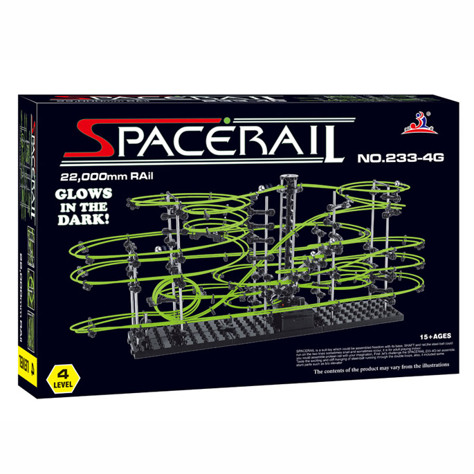 Семейное образование батарея работает игра Glow Spacerail 488 шт