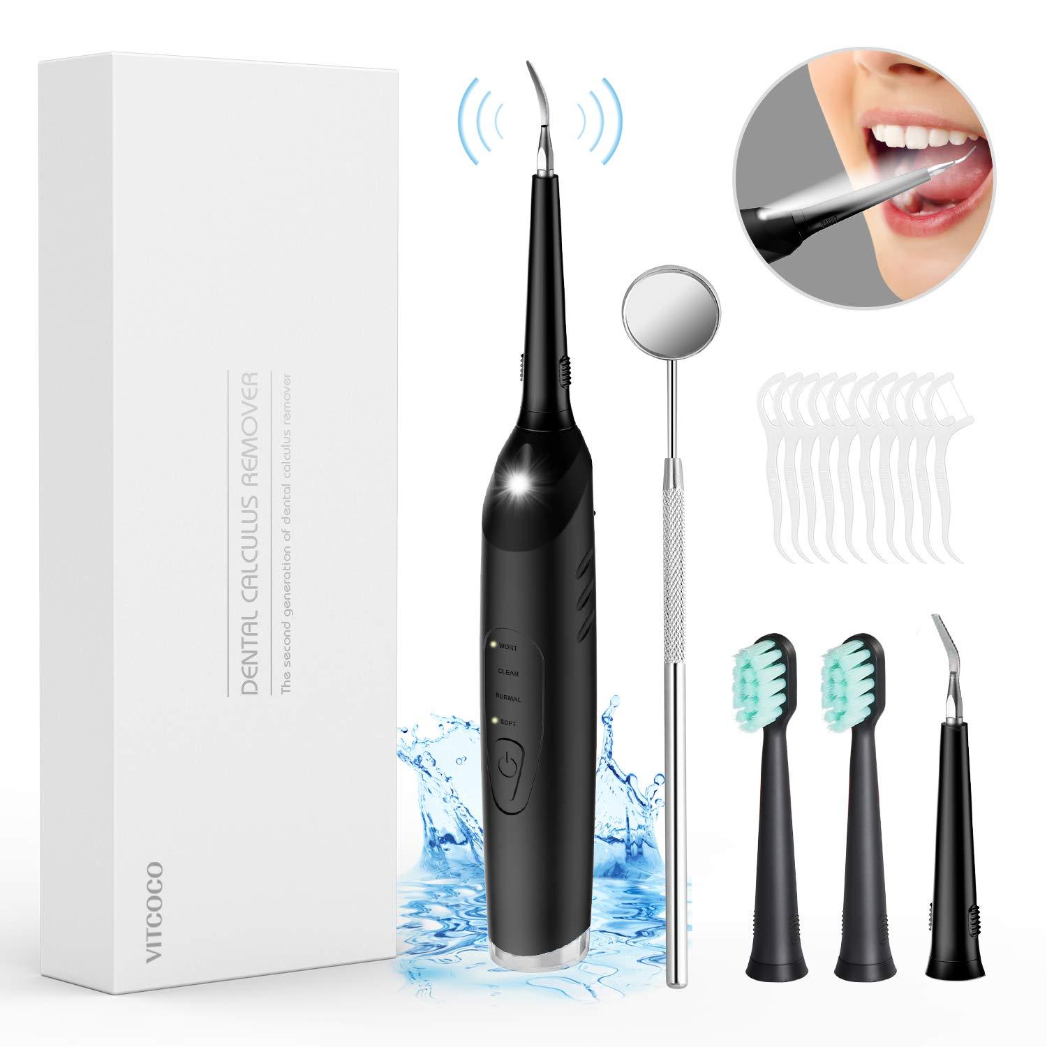 Portable Oral Scaling Instruments Electric LED Handpiece Dental Tool Tartar Plaque Remover Ultrasonic Dental Scaler Piezo