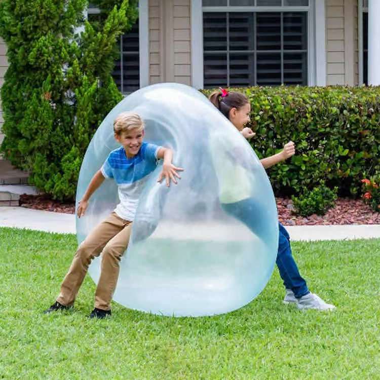 Wholesale Children Outdoor Soft Air Water Filled Bubble Ball Blow Up Balloons Fun Party Toy Balls