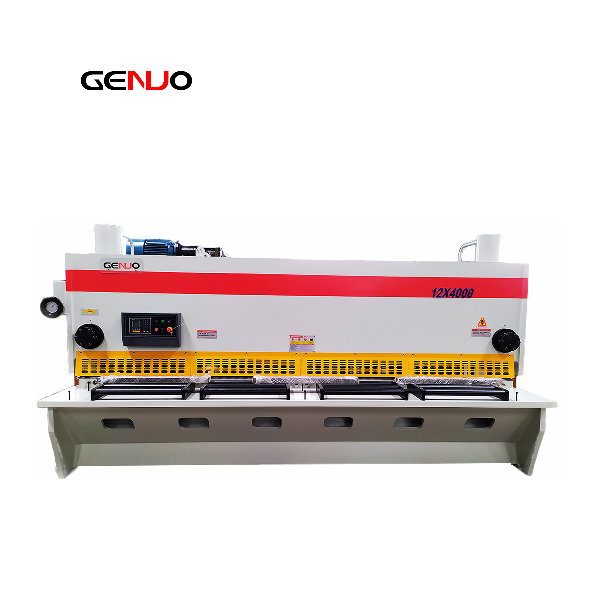 Genuo brand guillotine shearing machine, plate shearing machine, estun e21s control plate shear