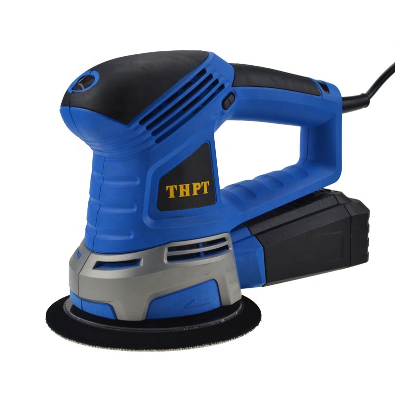 THPT оптовая продажа AJ46 450 Вт 125 мм Регулируемая скорость электрическая орбитальная шлифовальная машина для обработки древесины