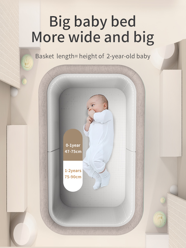 High Quality Fast Shipping Portable Baby Cort Bed Crib With Mattress Baby Bedding Set For New Born Baby Cradle