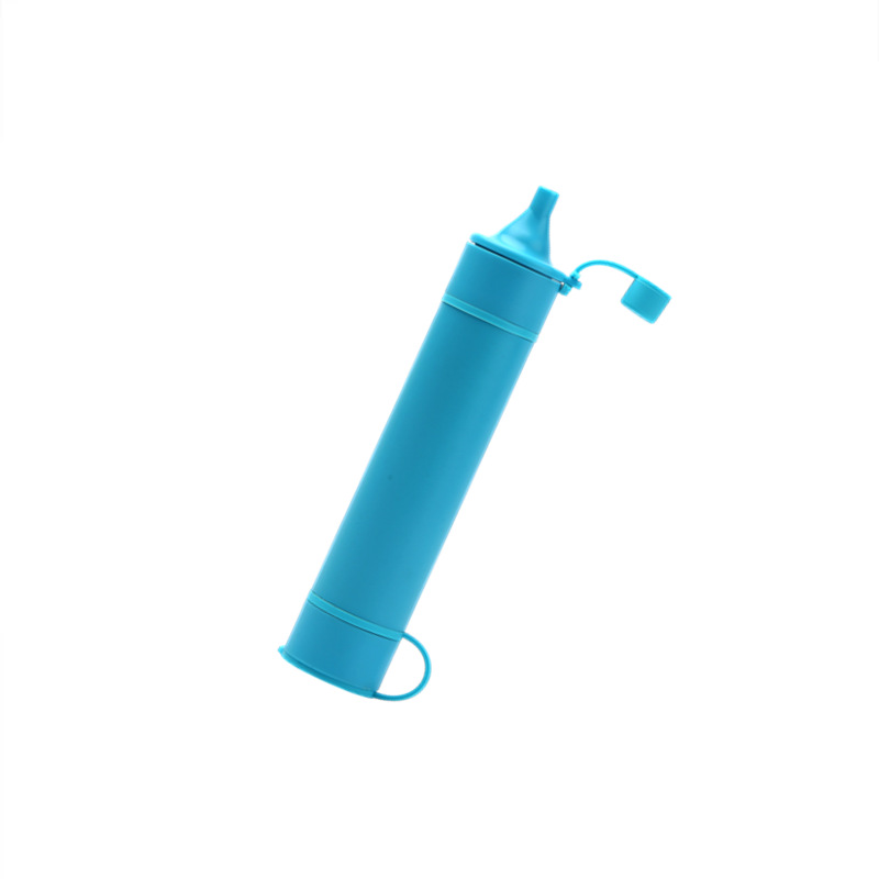 Outdoor Camping Hiking Emergency Life Survival Personal Water Filter Straw Drinking Purifier