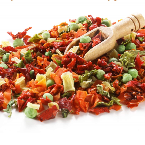 Healthy Dried Vegetable Mix 2.5oz, 4oz, 4.5oz, 15oz Instant Meal for pets