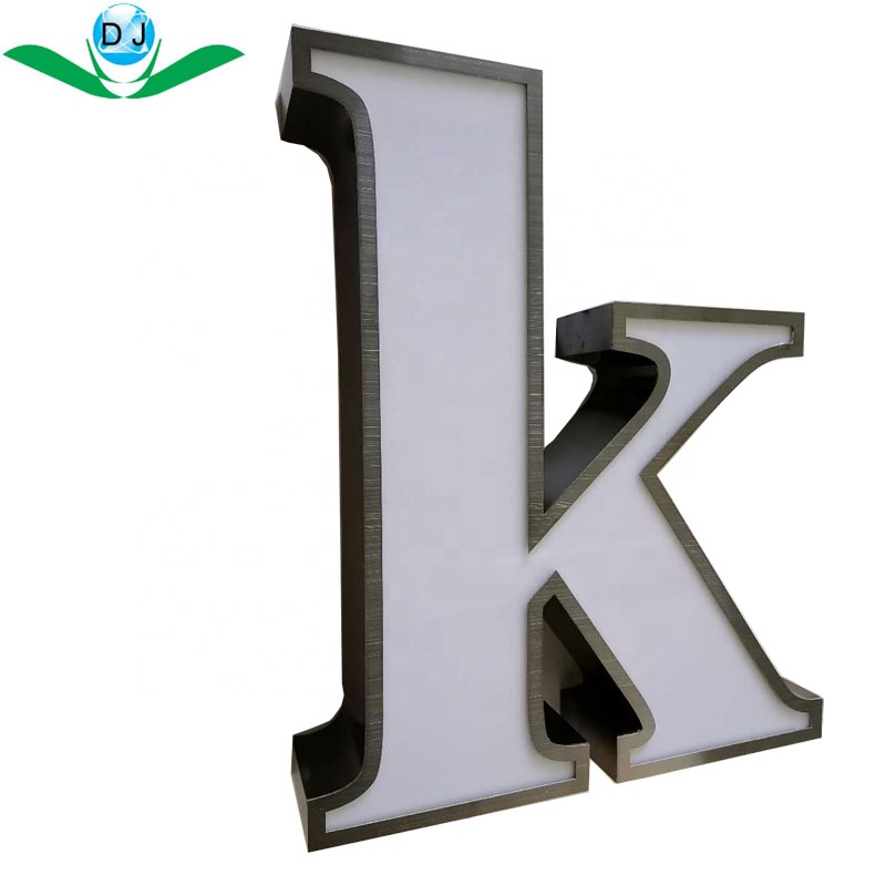 Новые китайские 3D Знак логотипа крепления на старой стеной на заказ 3d вывесок 110V до 240V реклама 3d светодиодные буквы знак