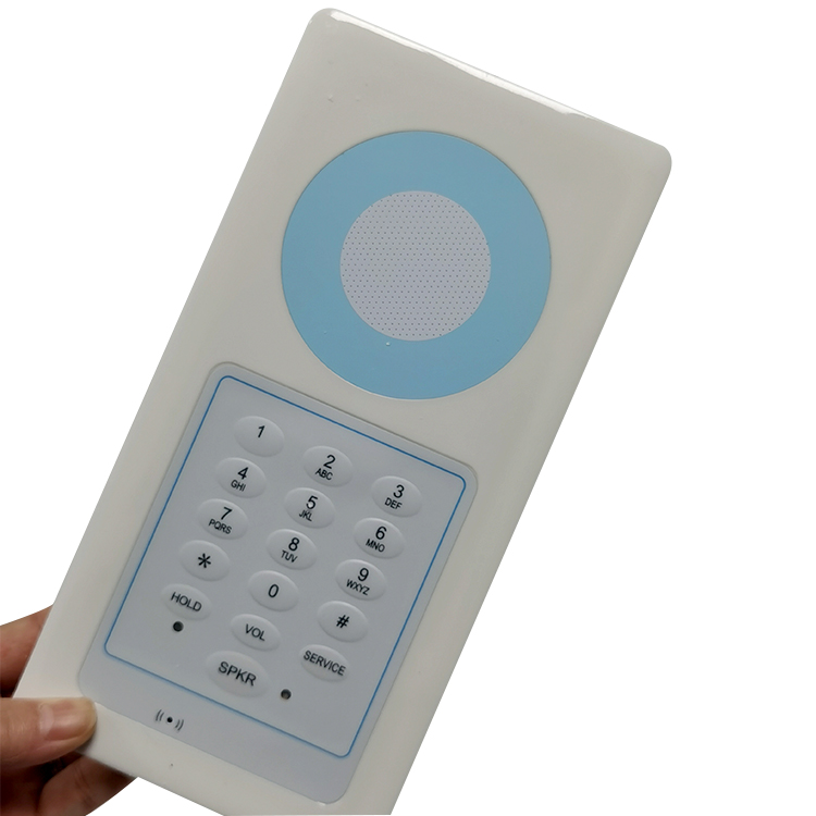 Professional White Color Cleanroom Corded Telephone for Aseptic Workshop
