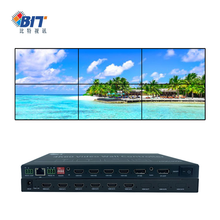 Горячая Распродажа RS232 пульт дистанционного управления 4K 8K TV 1x5 1x7 3x3 3x4 HDMI настенный видеоконтроллер