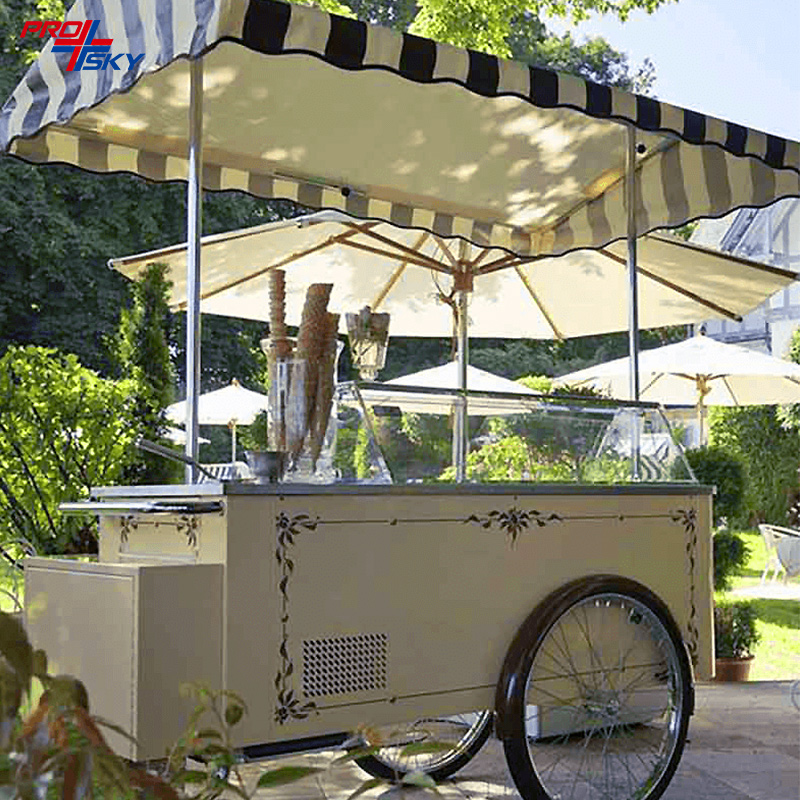 Usa Standard Cart Mobile Fast Food Vending Ice Cream Trucks Food Cart With Kitchen Equipments Food Trailers Fully Equipped